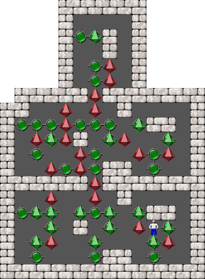 Sokoban Monry Collection level 338